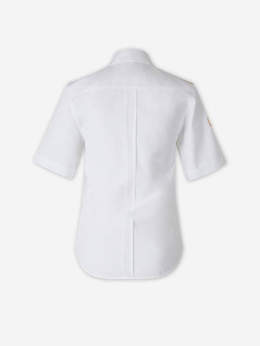 Off-White Mujer Barcelona Camisa Lisa Casual color Blanco sku 702-000516 01 - Foto 2
