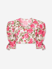 Chloé Mujer Barcelona Blusa Floral Popelina color Rosa sku 702-000520 01 - Foto 1