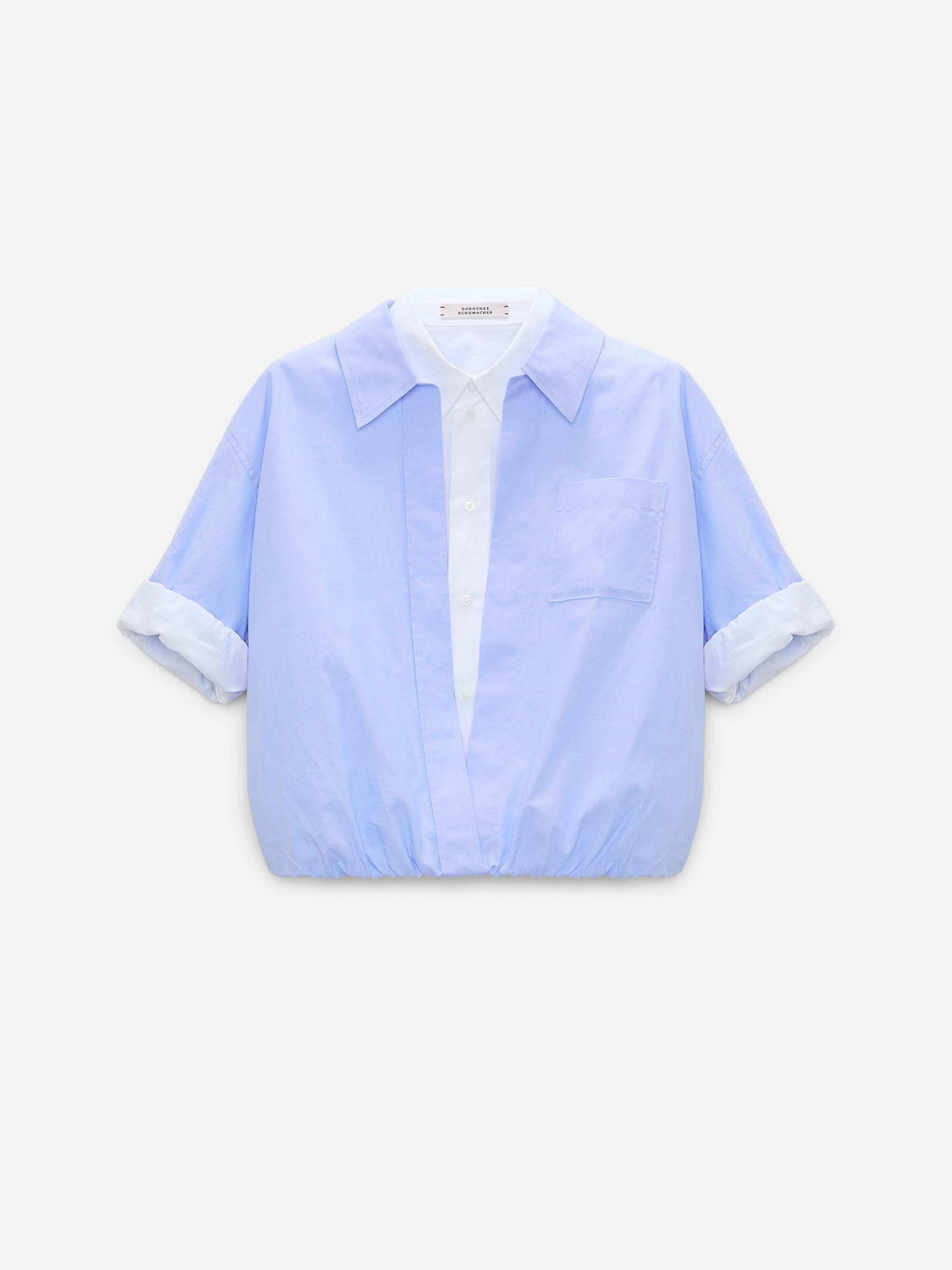 Dorothee Schumacher Mujer Barcelona Blusa Doble Capa color Azul Celeste sku 702-000521 01 - Foto 1