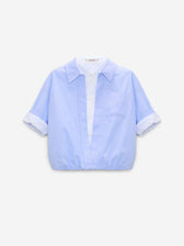 Dorothee Schumacher Mujer Barcelona Blusa Doble Capa color Azul Celeste sku 702-000521 01 - Foto 1