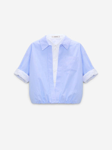 Dorothee Schumacher Mujer Barcelona Blusa Doble Capa color Azul Celeste sku 702-000521 01 - Foto 1