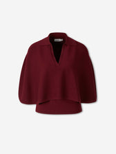 Simkhai Mujer Barcelona Jersey Cuello Polo color Burdeos sku 702-000523 01 - Foto 1