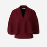Simkhai Mujer Barcelona Jersey Cuello Polo color Burdeos sku 702-000523 01 - Foto 1