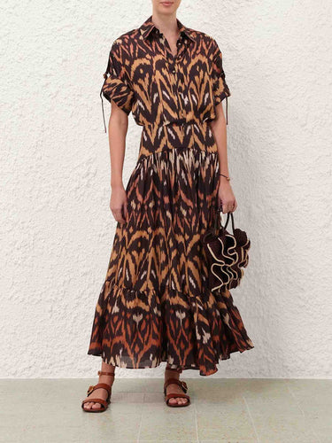 Zimmermann Mujer Barcelona Camisa Aster Relaxed color Multicolor sku 702-000525 01 - Foto 2