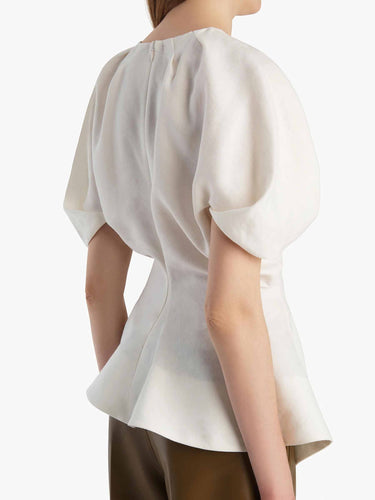 Khaite Mujer Barcelona Blusa Rumi color Crema sku 702-000526 01 - Foto 5