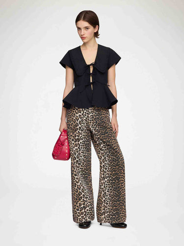 Ganni Mujer Barcelona Blusa Cuello Bobo color Negro sku 702-000527 01 - Foto 2