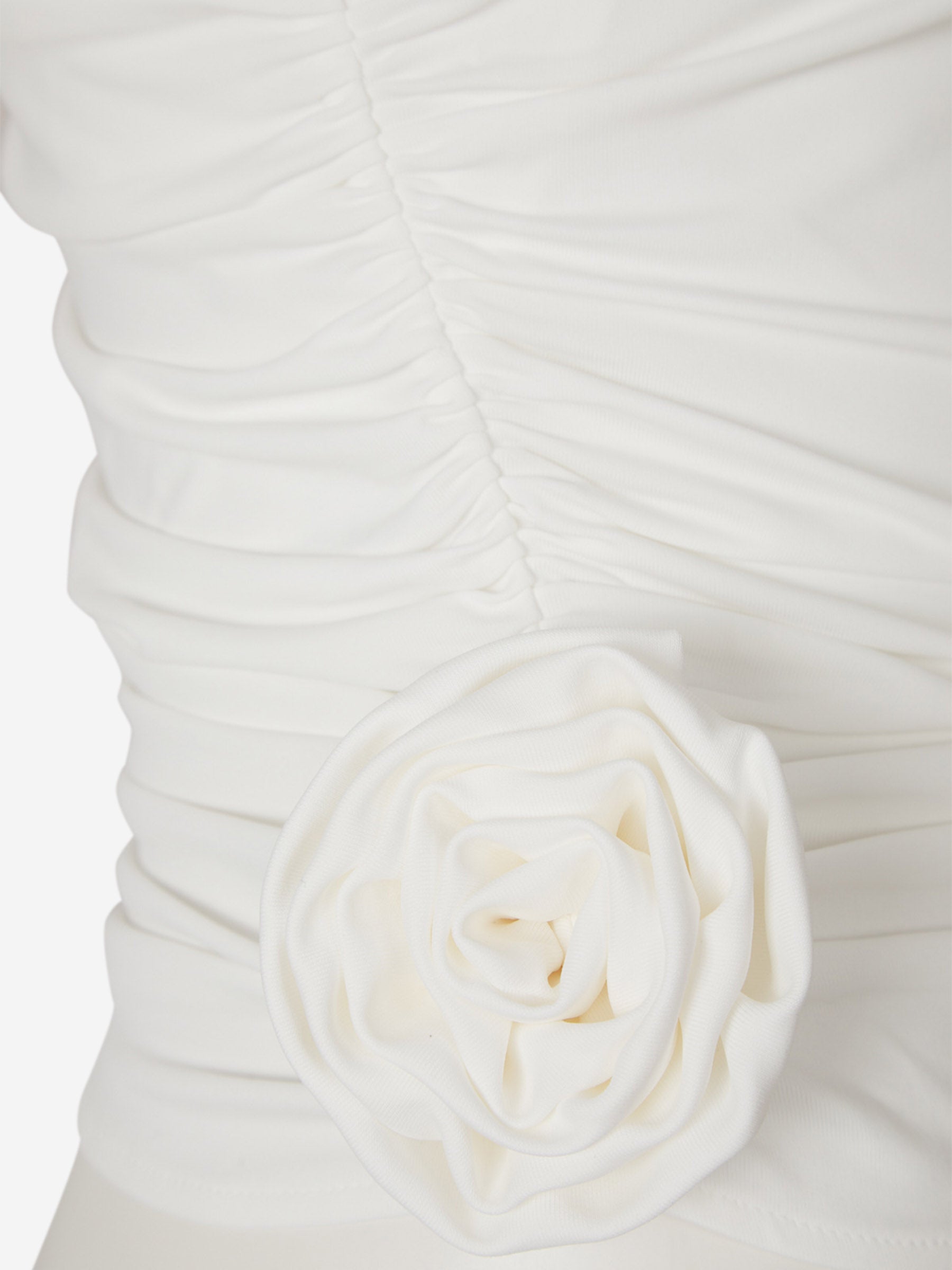 Magda Butrym – Asymmetrical Flower Top Mujer 703-002238 01