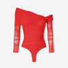Mesh Ruched Bodysuit