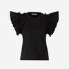Ulla Johnson Mujer Barcelona Top Algodón Leia color Negro sku 703-002329 01 - Foto 1