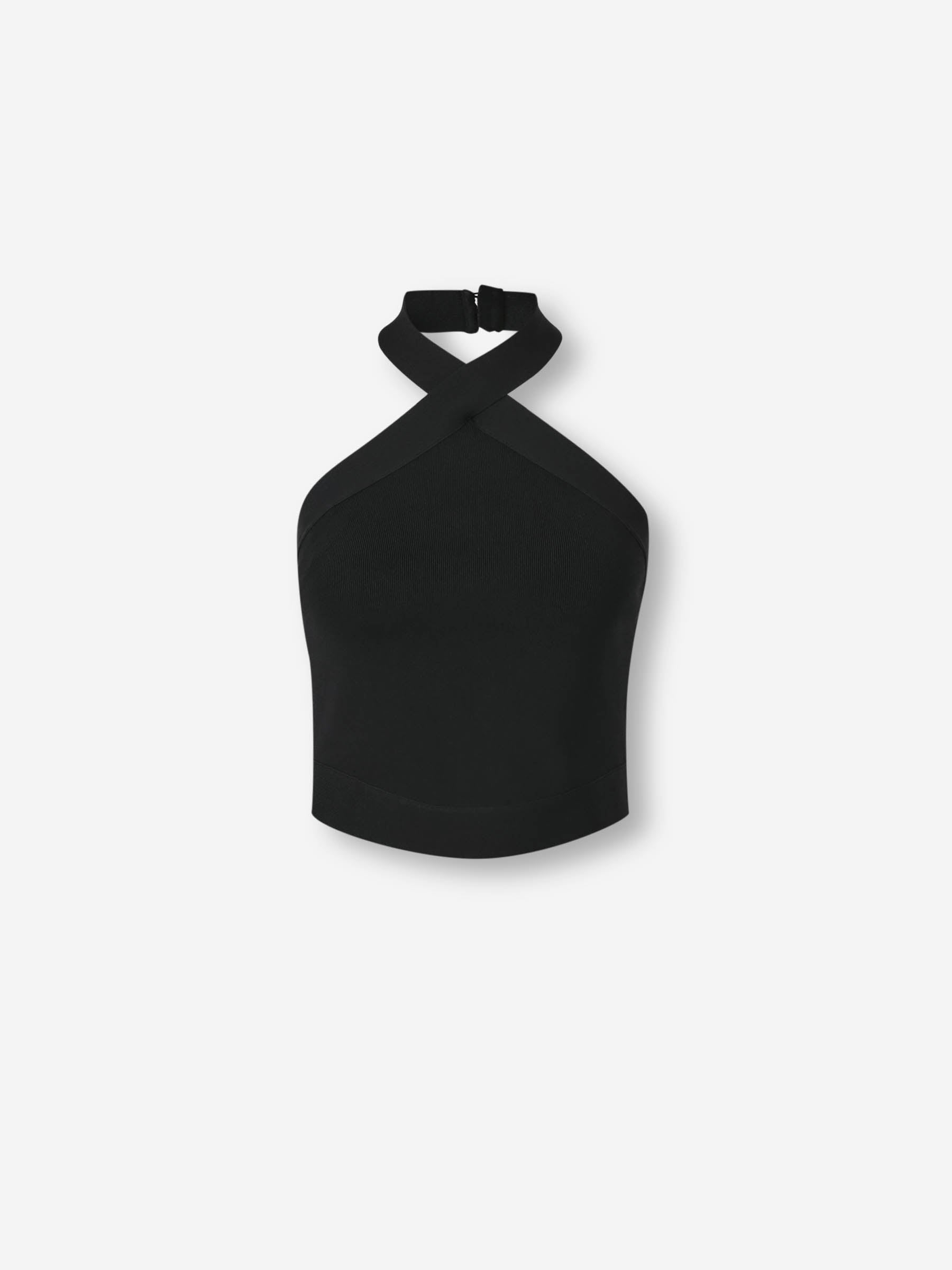 Cult Gaia Mujer Barcelona Top Punto Louisa color Negro sku 703-002414 01 - Foto 1
