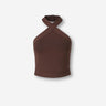 Cult Gaia Mujer Barcelona Top Punto Louisa color Burdeos sku 703-002414 02 - Foto 1