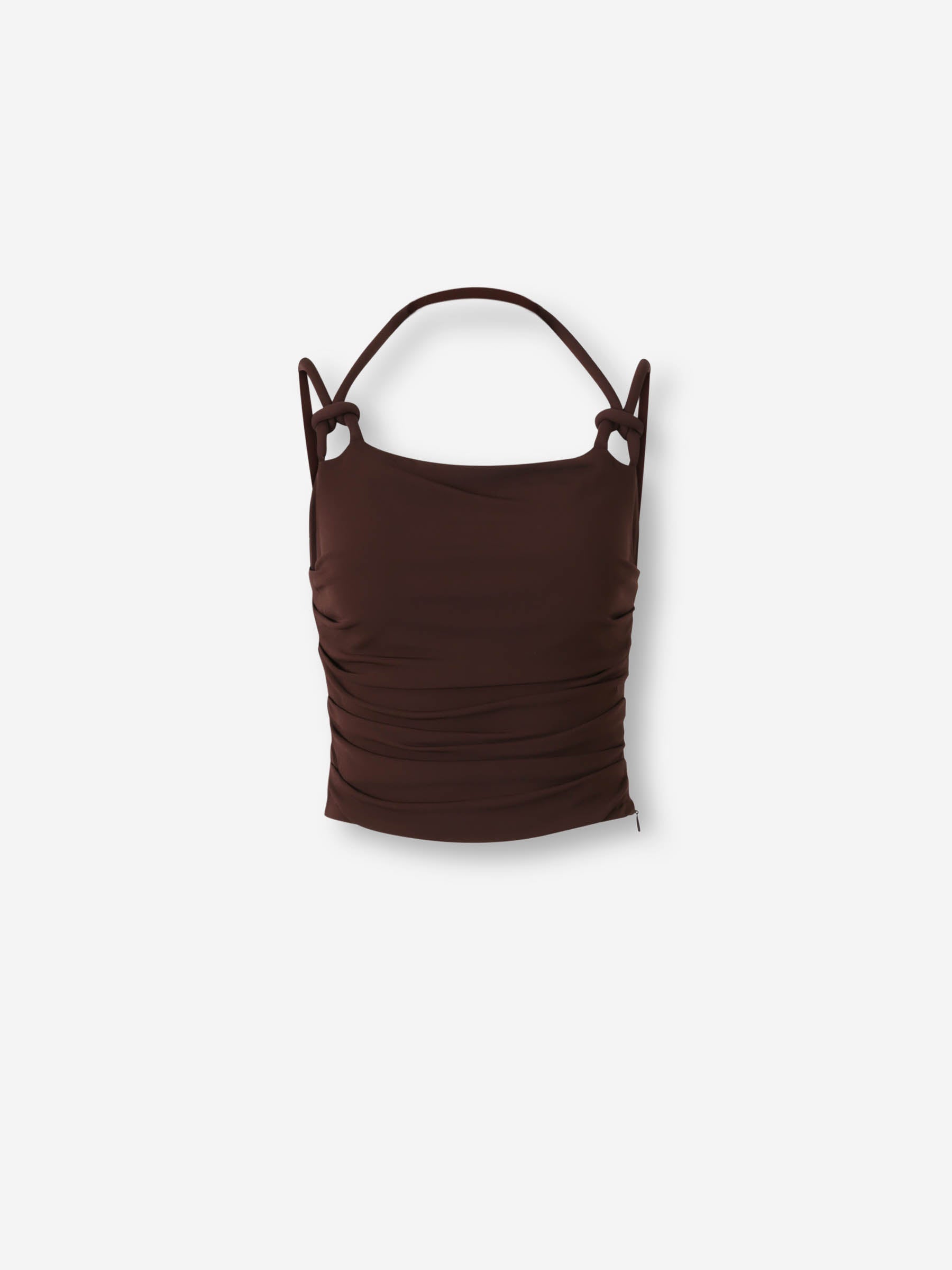 Cult Gaia Mujer Barcelona Top Celina color Marrón Oscuro sku 703-002416 01 - Foto 1