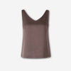 Herno Mujer Barcelona Top Satinado color Marrón sku 703-002420 01 - Foto 1