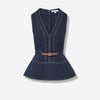 Veronica Beard Mujer Barcelona Top Cinturón Nickleby color Azul Noche sku 703-002424 01 - Foto 1
