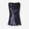Peserico Mujer Barcelona Top Satinado color Azul Noche sku 703-002426 02 - Foto 1