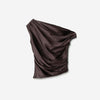 Staud Mujer Barcelona Top Seda Phare color Marrón Oscuro sku 703-002428 01 - Foto 1