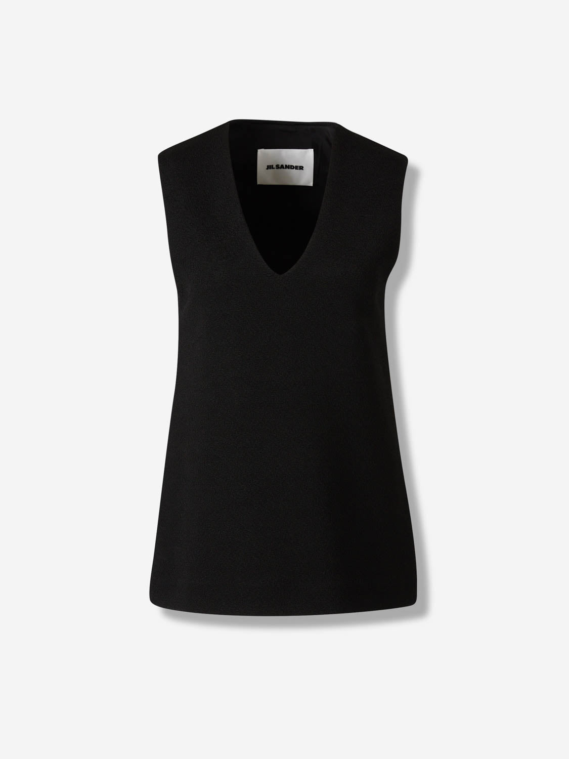Jil Sander Mujer Barcelona Blusa Fluida Pico color Negro sku 703-002435 01 - Foto 1