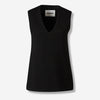 Jil Sander Mujer Barcelona Blusa Fluida Pico color Negro sku 703-002435 01 - Foto 1