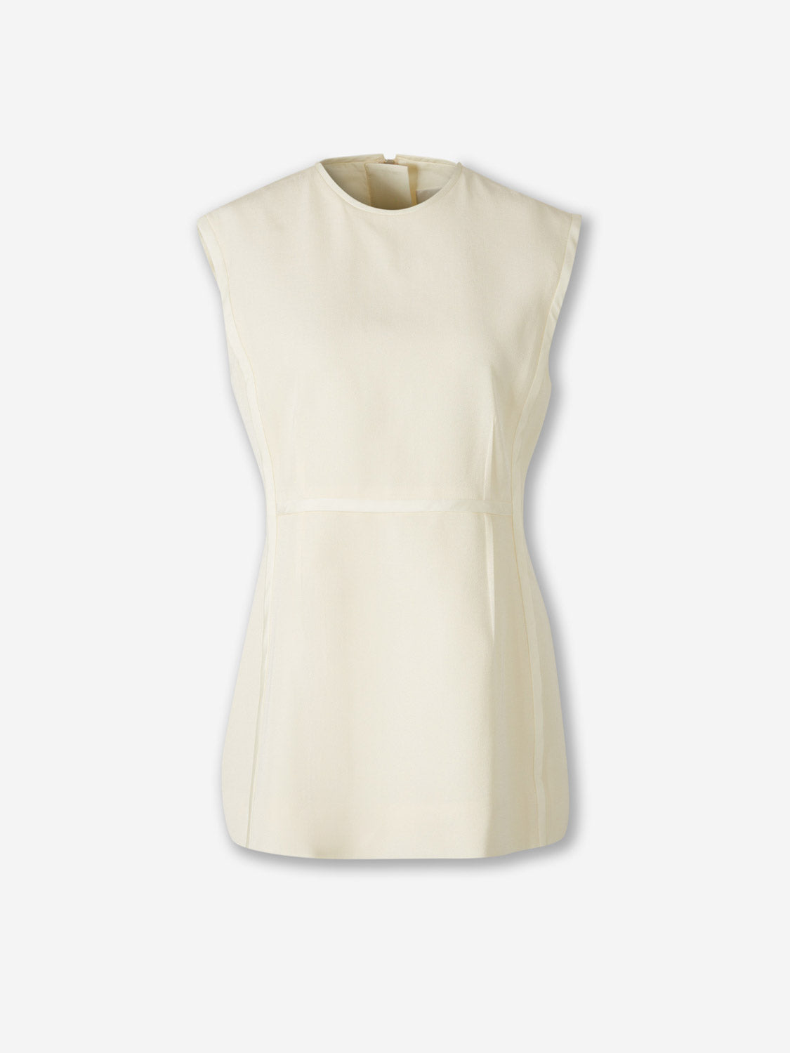 Jil Sander Mujer Barcelona Blusa Sin Mangas color Blanco sku 703-002436 01 - Foto 1