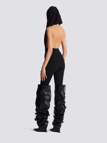 Balmain Mujer Barcelona Body Drapeado Capucha color Negro sku 703-002437 01 - Foto 3