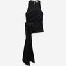 Dorothee Schumacher Mujer Barcelona Top Drapeado Lazo color Negro sku 703-002439 01 - Foto 1