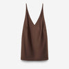 Dorothee Schumacher Mujer Barcelona Top Tirante Seda color Marrón Oscuro sku 703-002440 01 - Foto 1