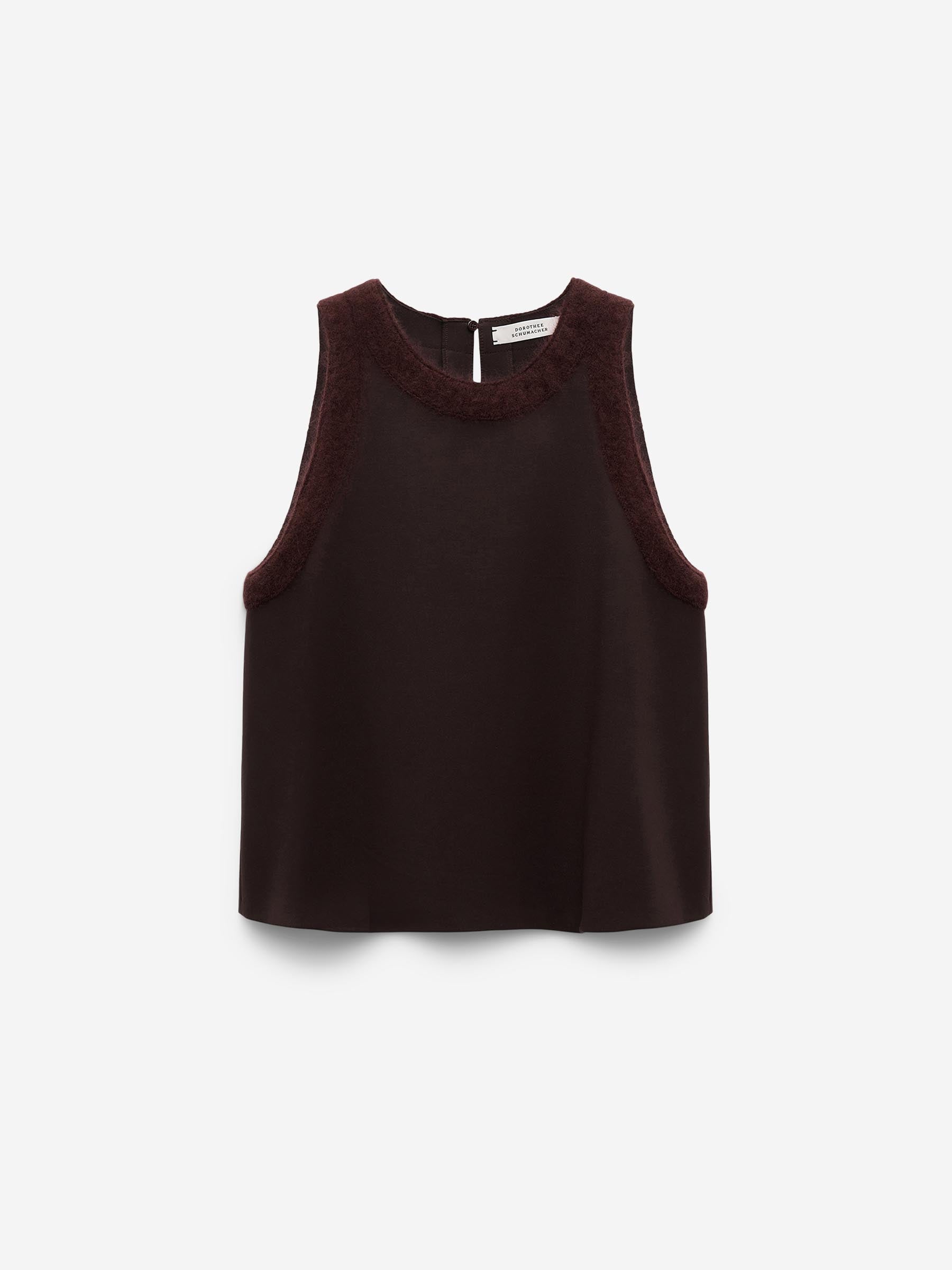 Dorothee Schumacher Mujer Barcelona Top Emotional Essence color Burdeos sku 703-002441 01 - Foto 1
