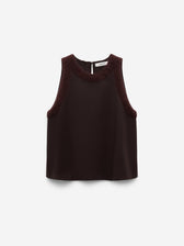 Dorothee Schumacher Mujer Barcelona Top Emotional Essence color Burdeos sku 703-002441 01 - Foto 1