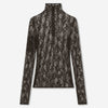 Courrèges Mujer Barcelona Top Cuello Alto Encaje color Negro sku 703-002454 01 - Foto 1
