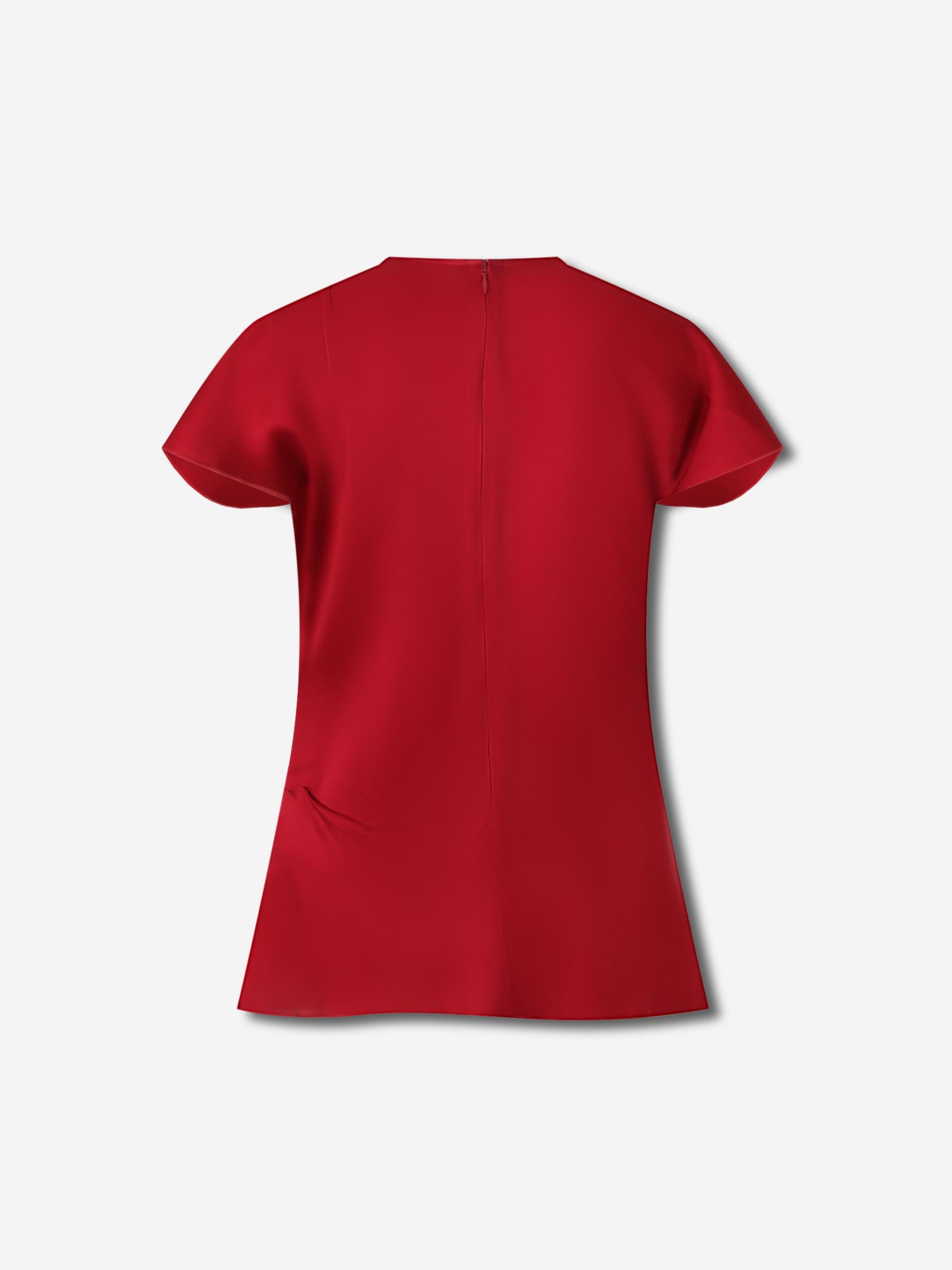 Victoria Beckham Mujer Barcelona Top Pliegues Satén color Rojo sku 703-002461 01 - Foto 2