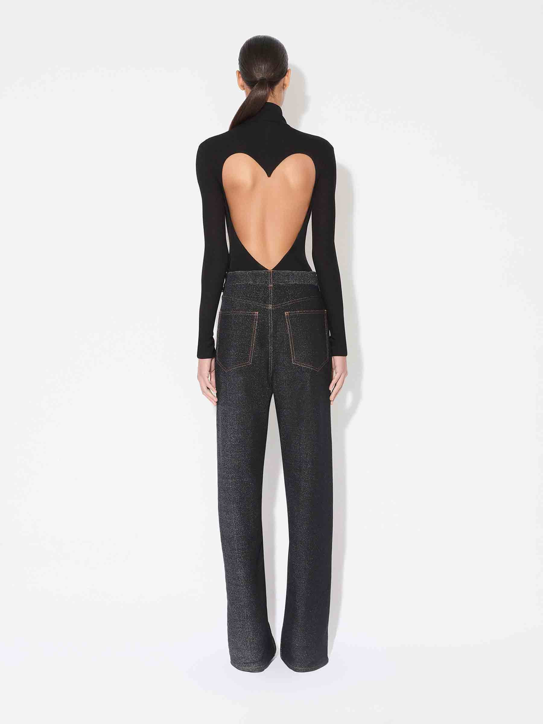 Alaïa Mujer Barcelona Body Corazón color Negro sku 703-002464 01 - Foto 2