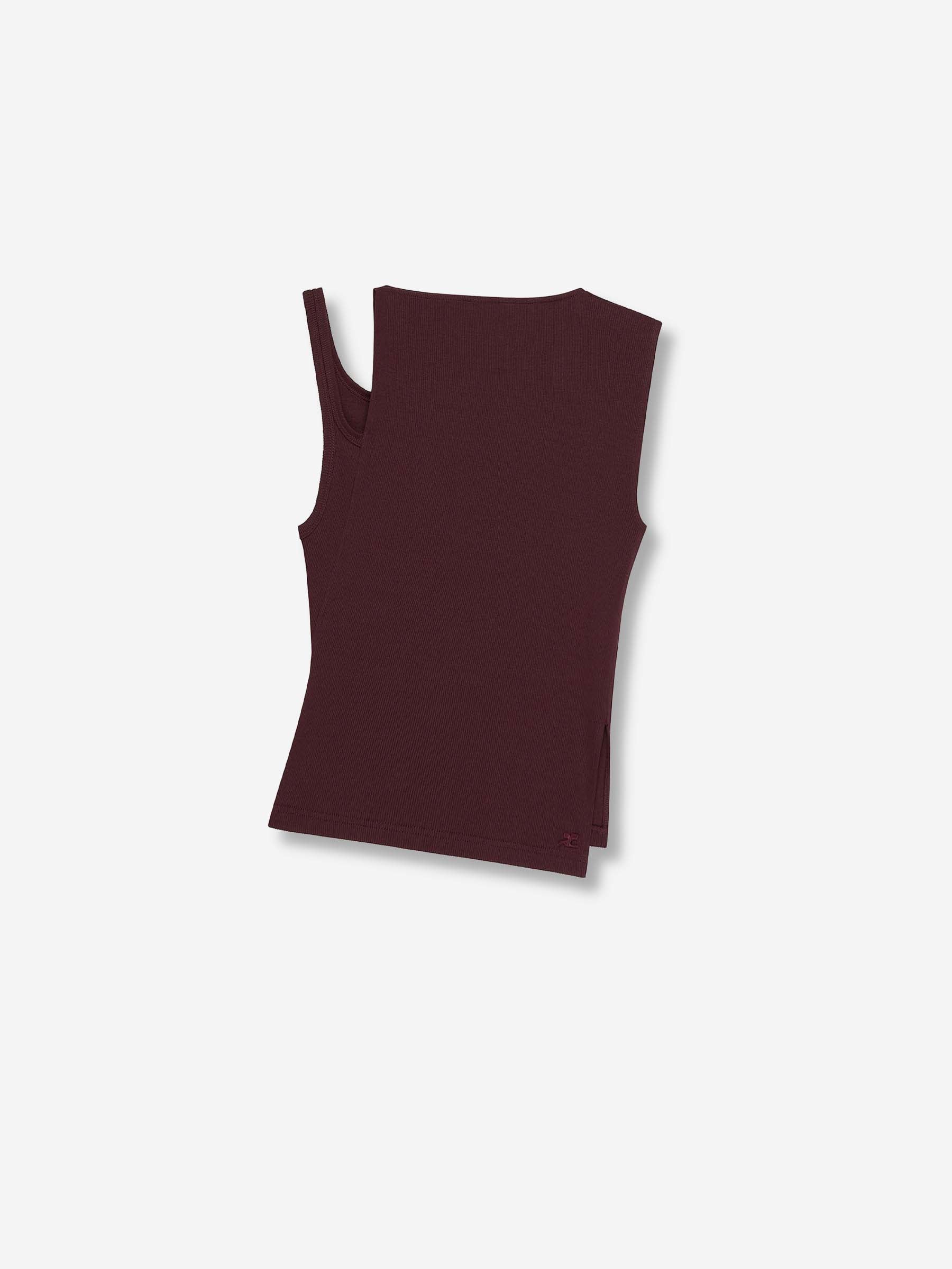 Courrèges Mujer Barcelona Top Oblique 90's color Burdeos sku 703-002478 01 - Foto 1