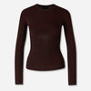 Mugler Mujer Barcelona Jersey Cuello Redondo color Burdeos sku 703-002479 02 - Foto 1