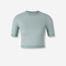 Alaïa Mujer Barcelona Top Punto Cachemira color Azul Turquesa sku 703-002480 01 - Foto 1
