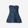 Agolde Mujer Barcelona Top Lara Corset color Azul Denim sku 703-002487 01 - Foto 1