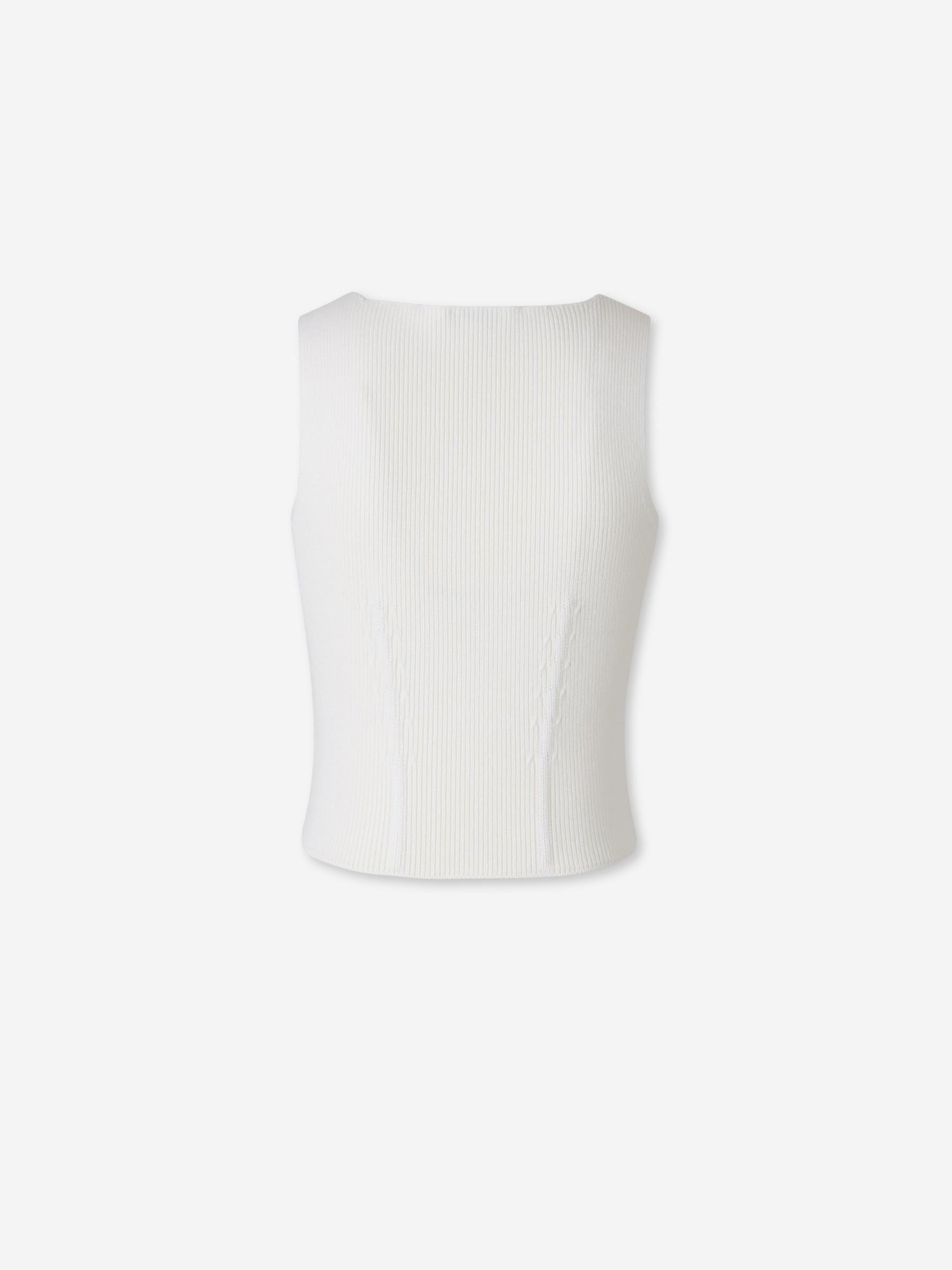 Alaïa Mujer Barcelona Top Corset color Blanco sku 703-002488 01 - Foto 2