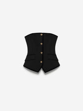 Simkhai Mujer Barcelona Top Bustier Cambrie color Negro sku 703-002490 01 - Foto 1