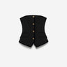 Simkhai Mujer Barcelona Top Bustier Cambrie color Negro sku 703-002490 01 - Foto 1