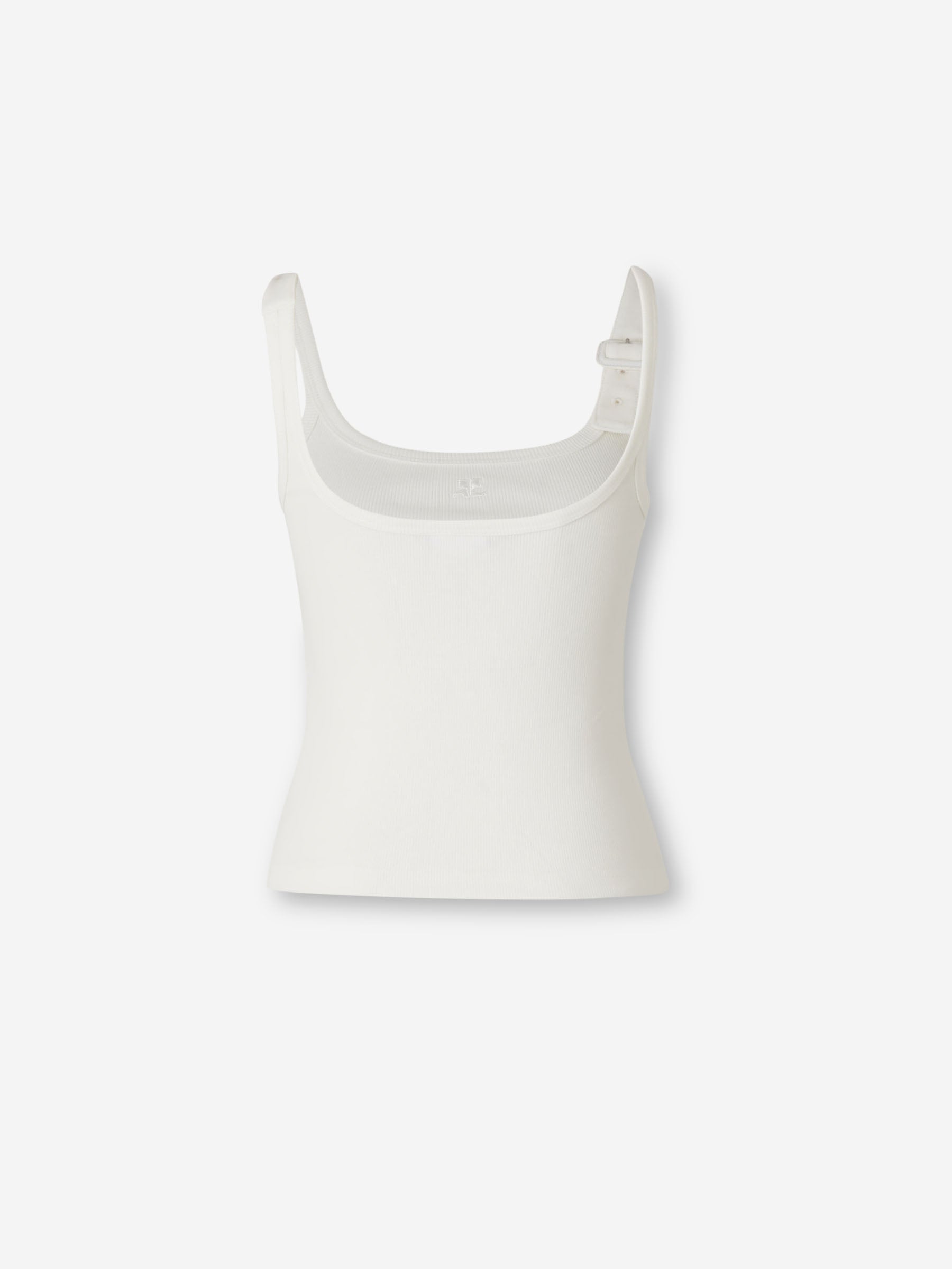 Courrèges Mujer Barcelona Top Buckle 90's color Blanco sku 703-002496 01 - Foto 2