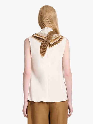 Altuzarra Mujer Barcelona Blusa Arlie color Marfil sku 703-002499 01 - Foto 4