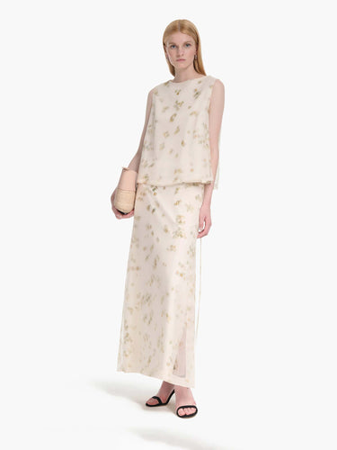 Altuzarra Mujer Barcelona Top Siggi color Marfil sku 703-002500 01 - Foto 2