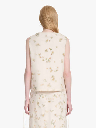 Altuzarra Mujer Barcelona Top Siggi color Marfil sku 703-002500 01 - Foto 4