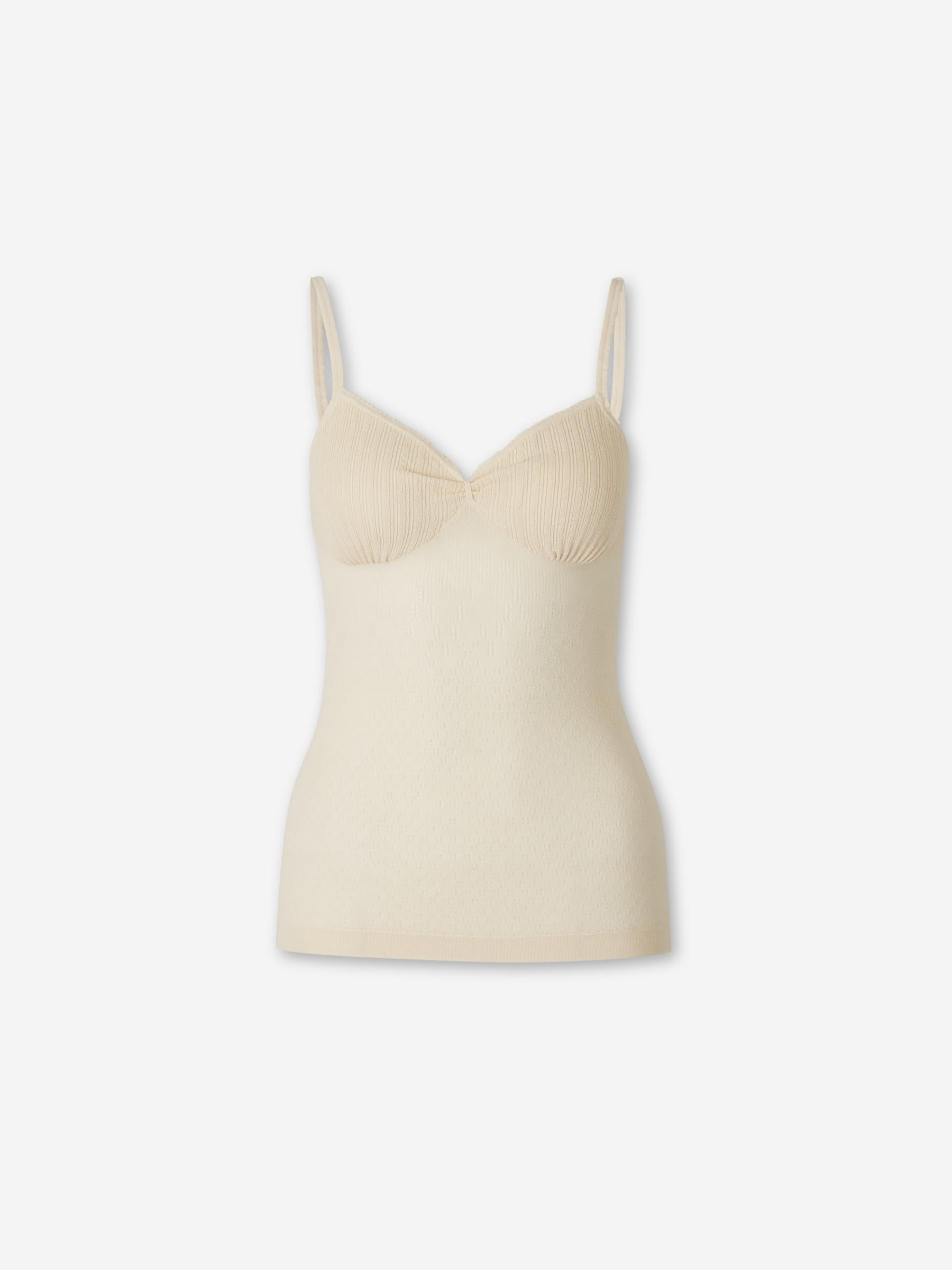Victoria Beckham Mujer Barcelona Top Cami color Crema sku 703-002501 01 - Foto 1