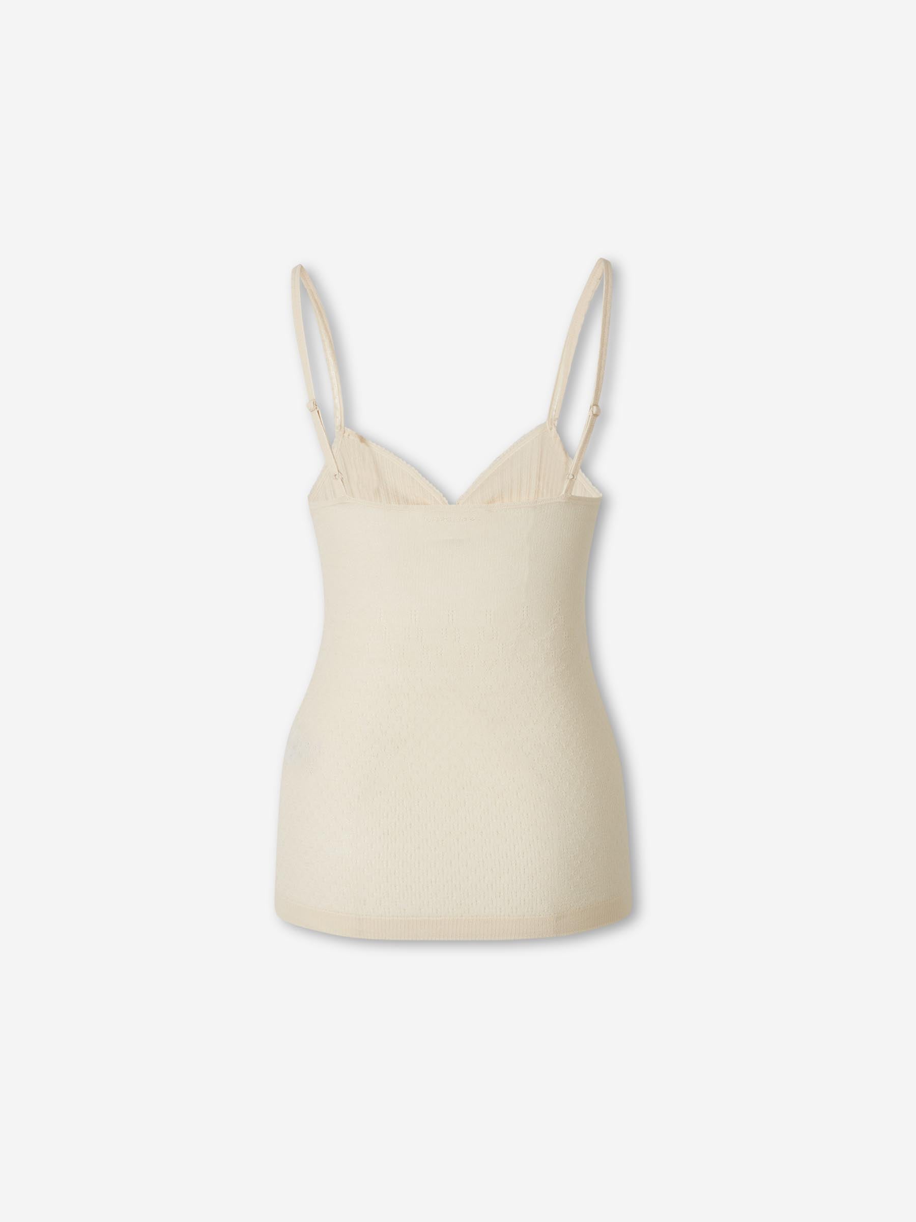 Victoria Beckham Mujer Barcelona Top Cami color Crema sku 703-002501 01 - Foto 2