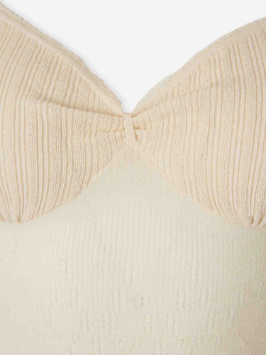 Victoria Beckham Mujer Barcelona Top Cami color Crema sku 703-002501 01 - Foto 3