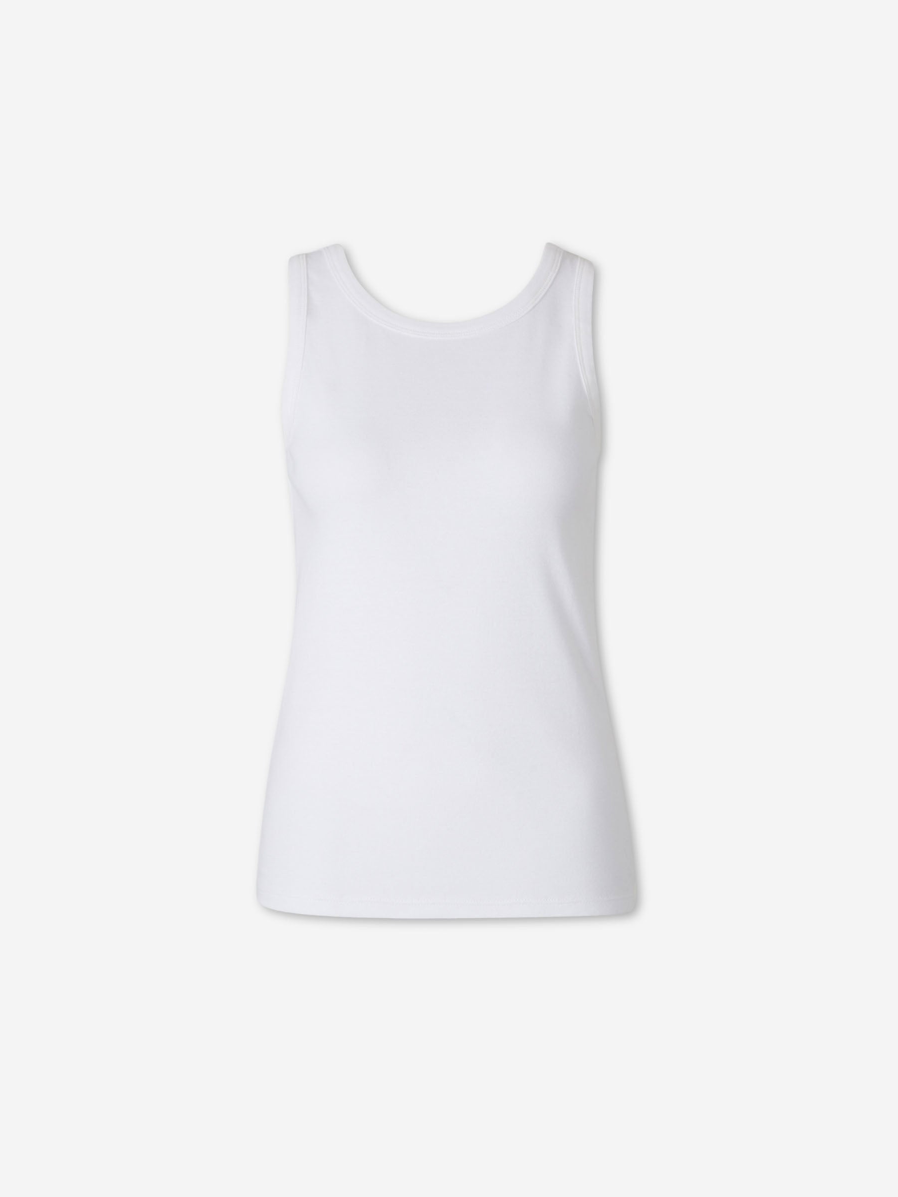 The Row Mujer Barcelona Top Frankie Slim color Blanco sku 703-002503 02 - Foto 1