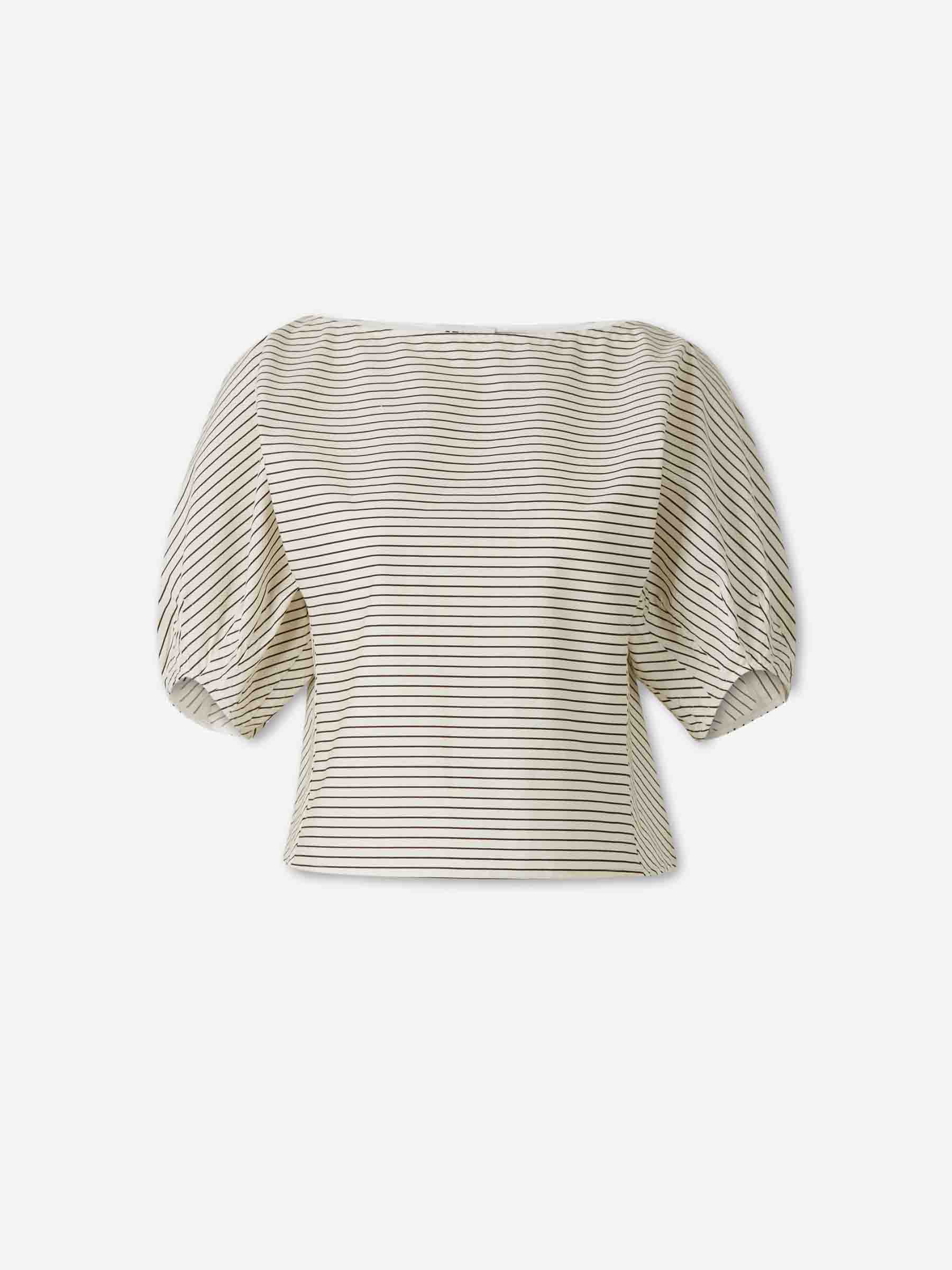 Staud Mujer Barcelona Top Didi Listado color Blanco Y Negro sku 703-002506 01 - Foto 1