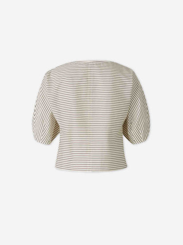 Staud Mujer Barcelona Top Didi Listado color Blanco Y Negro sku 703-002506 01 - Foto 2