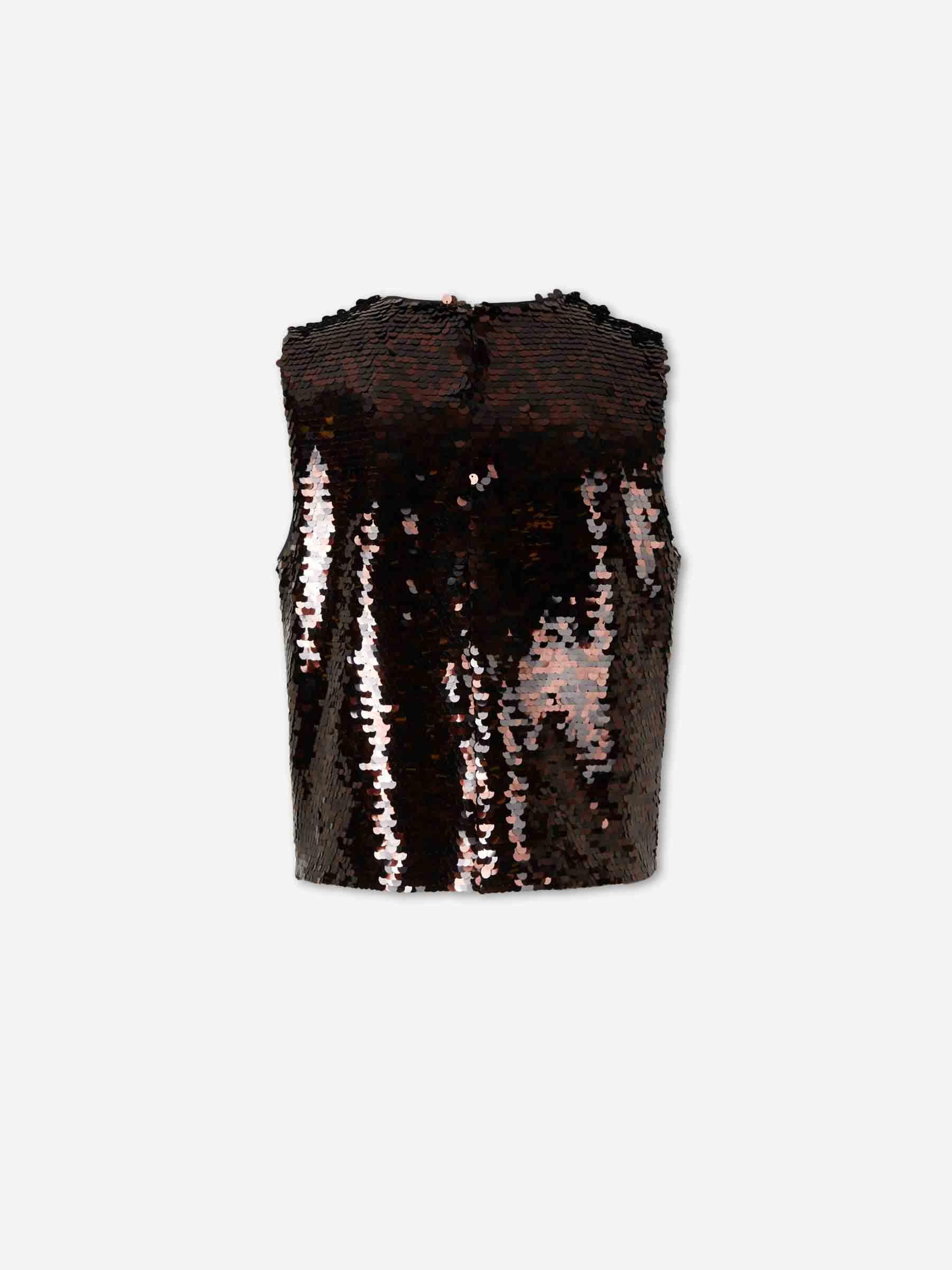 Staud Mujer Barcelona Top Seraphina color Marrón Oscuro sku 703-002507 01 - Foto 1