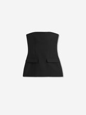 TOTEME Mujer Barcelona Top Crepé Strapless color Negro sku 703-002514 01 - Foto 1